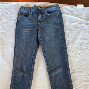 SO High Rise Blue Jeggings